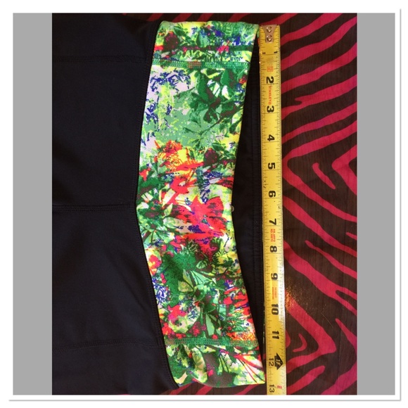 Athleta capri pants floral yoga small - Picture 2 of 7